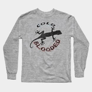 Cold-Blooded Gecko (vintage look) Long Sleeve T-Shirt